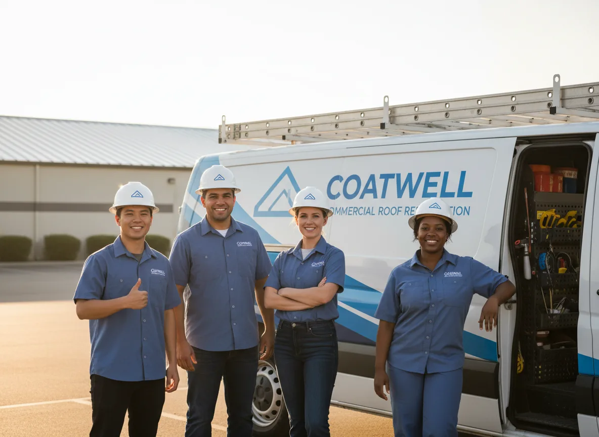 Commercial roof coating company in Wyano, PA